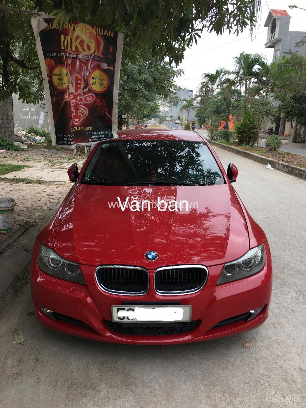 BMW 3 Series 2009 - Bán ô tô BMW 3 Series đời 2009, màu đỏ, nhập khẩu, 650tr