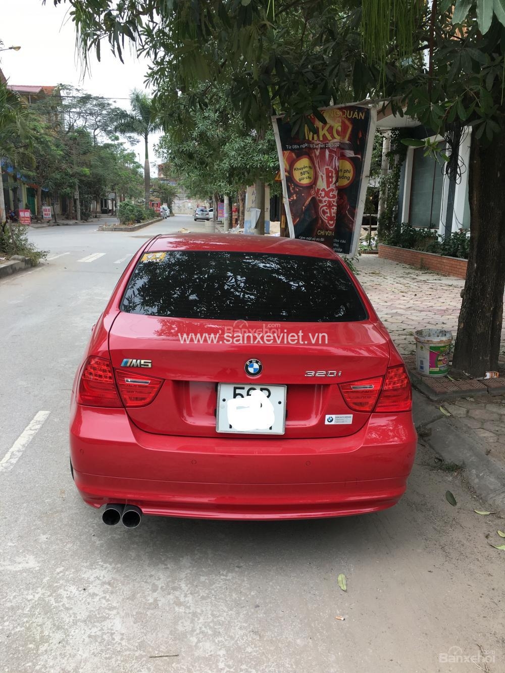 BMW 3 Series 2009 - Bán ô tô BMW 3 Series đời 2009, màu đỏ, nhập khẩu, 650tr