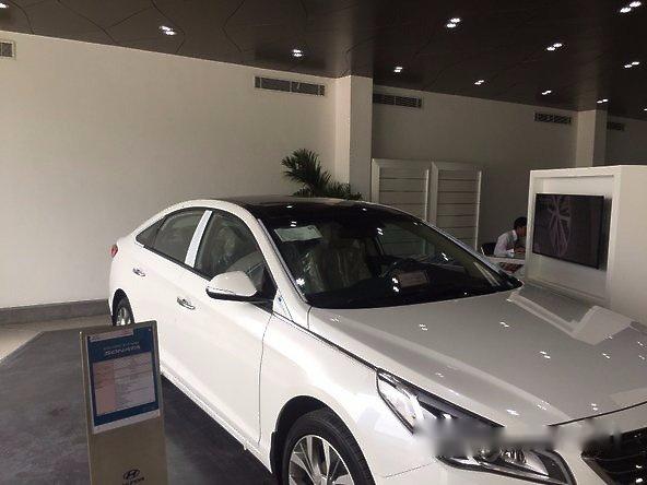 Hyundai Sonata   2.0AT 2017 - Bán xe Hyundai Sonata 2.0AT đời 2017, màu trắng - LH 0933860011