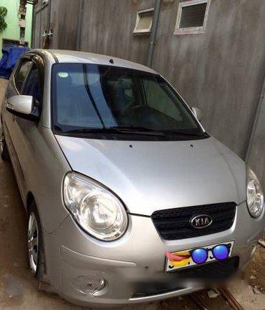 Kia Picanto MT 2007 - Bán Kia Picanto MT đời 2007, màu bạc  