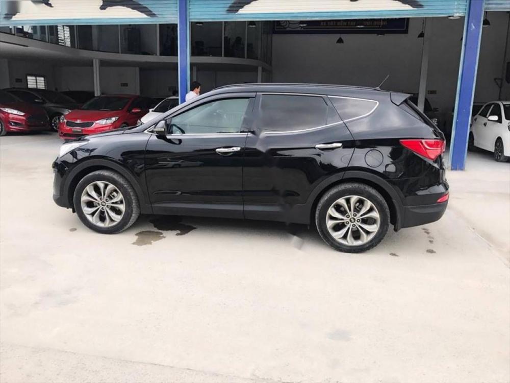 Hyundai Santa Fe 4WD 2014 - Cần bán lại xe Hyundai Santa Fe 4WD sản xuất 2014, màu đen, nhập khẩu nguyên chiếc
