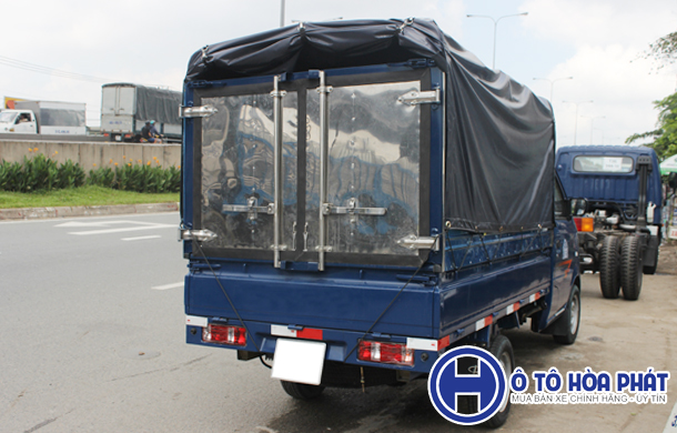 Xe tải 500kg - dưới 1 tấn 2016 - Xe tải Dongben 810kg thùng mui bạt, dài 2m6