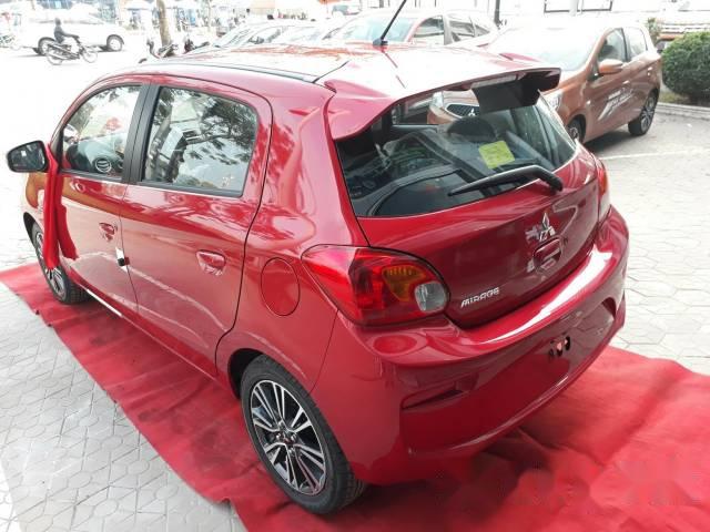 Mitsubishi Mirage   CVT 2017 - Bán Mitsubishi Mirage CVT đời 2017, màu đỏ, nhập khẩu nguyên chiếc 