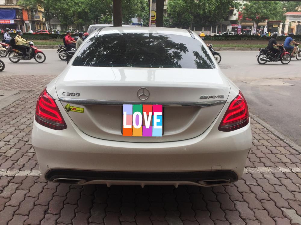 Mercedes-Benz C300 AMG 2015 - Bán C300 AMG trắng - đen SX 2015