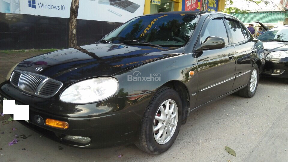 Daewoo Leganza 2001 - Cần bán gấp Daewoo Leganza năm 2001 màu đen, 115 triệu, xe nhập