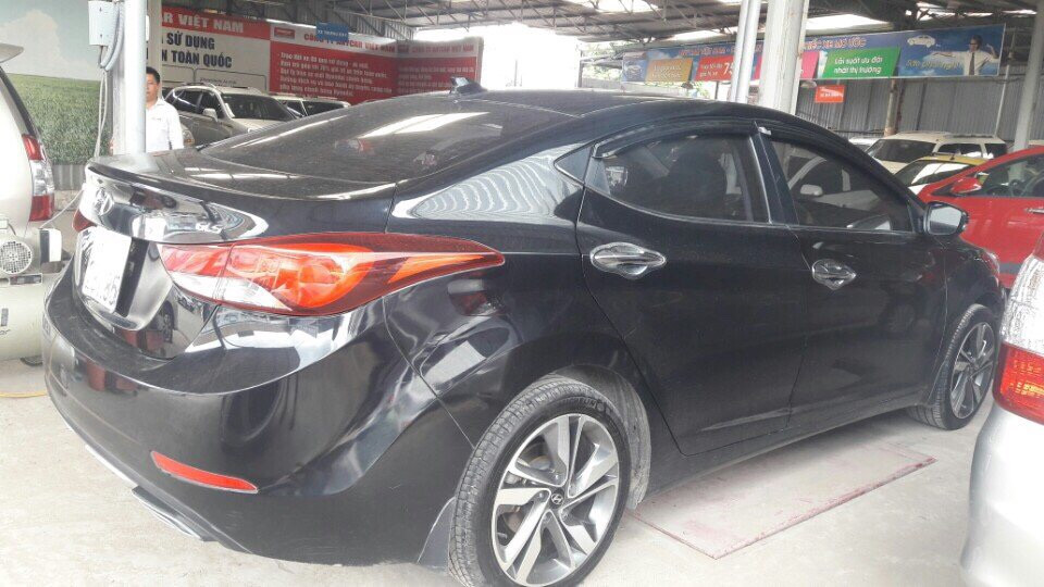 Hyundai Elantra GLS 2014 - Bán Hyundai Elantra GLS 1.6AT, số tự động, đời 2014, màu đen, nhập Hàn Quốc, giá 582tr