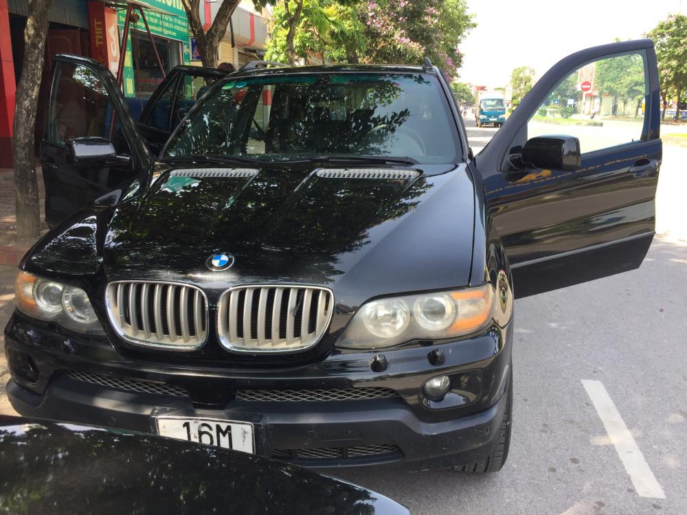 BMW X5 2005 - Bán BMW X5 sản xuất 2005 đăng ký 2008 màu Đen, giá tốt nhập khẩu