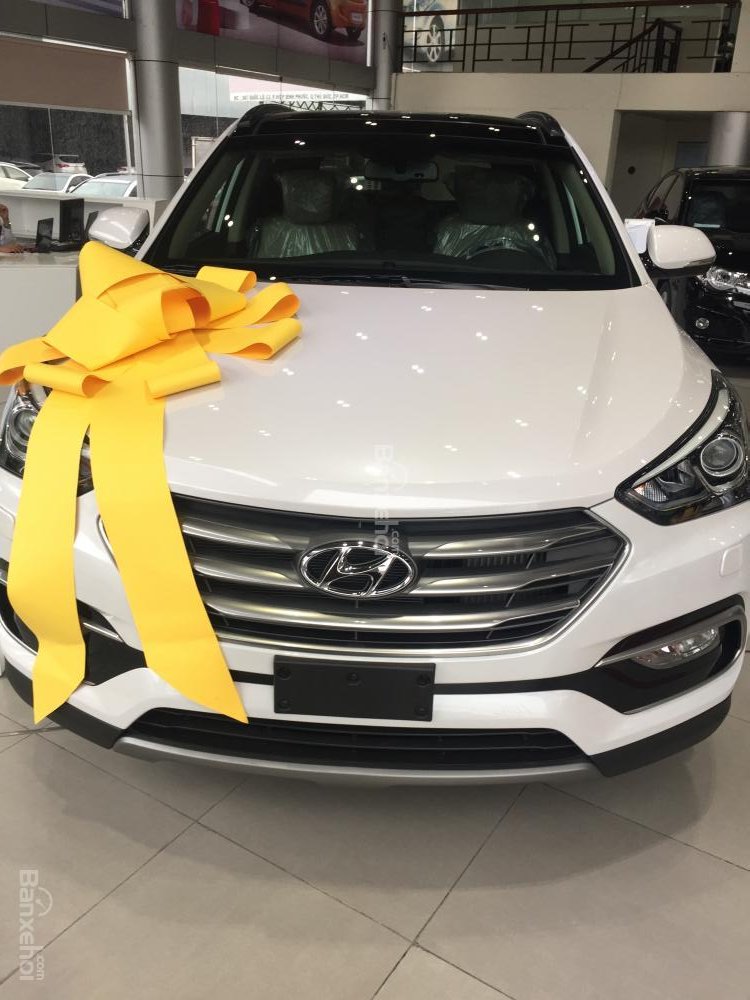 Hyundai Santa Fe 4WD 2016 - Santa Fe Full 4WD tặng 100% thuế trước bạ, xe mới 100% giá cũ