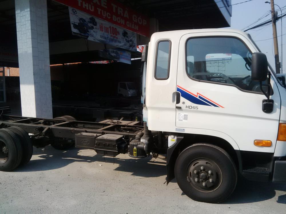 Hyundai HD  65 2016 - Bán xe Hyundai HD65 đời 2017, màu trắng, giá cạnh tranh. LH: 097.567.1233
