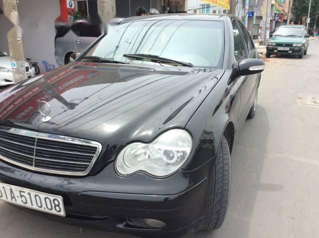 Mercedes-Benz C200   2002 - Cần bán C200 màu đen, đời 2002, xe đẹp, máy êm