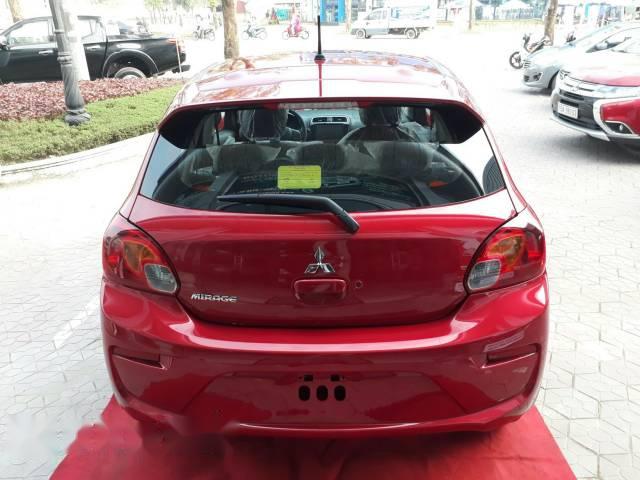 Mitsubishi Mirage   CVT 2017 - Bán Mitsubishi Mirage CVT đời 2017, màu đỏ, nhập khẩu nguyên chiếc 