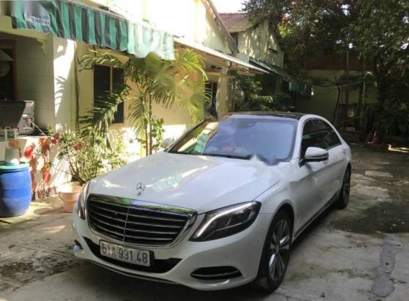 Mercedes-Benz S500 2014 - Cần bán gấp Mercedes S500 đời 2014, màu trắng như mới