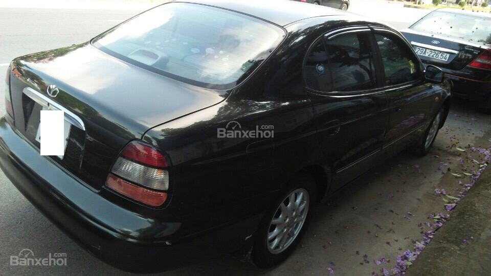 Daewoo Leganza 2001 - Cần bán gấp Daewoo Leganza năm 2001 màu đen, 115 triệu, xe nhập