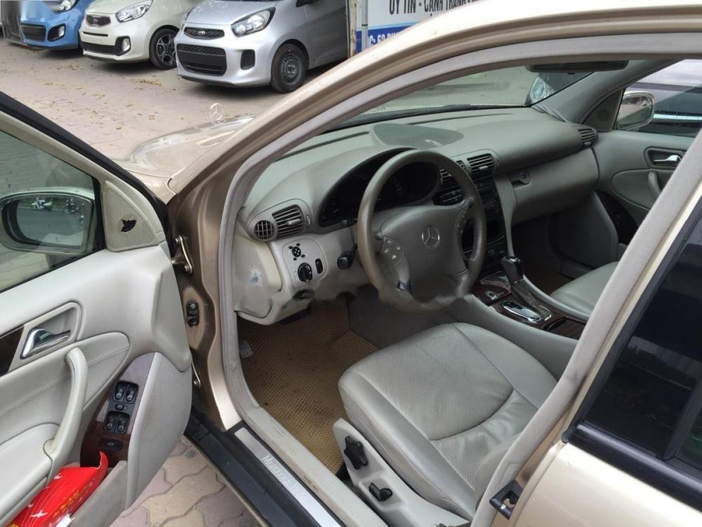Mercedes-Benz C200   2003 - Song Anh Auto cần bán Mercedes C200 màu vàng cát, đời 2003, đăng ký tên tư nhân, biển Hà Nội