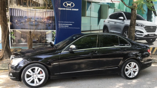 Mercedes-Benz C230   2.5 AT  2008 - Cần bán xe Mercedes C230 2.5 AT sản xuất 2008, màu đen