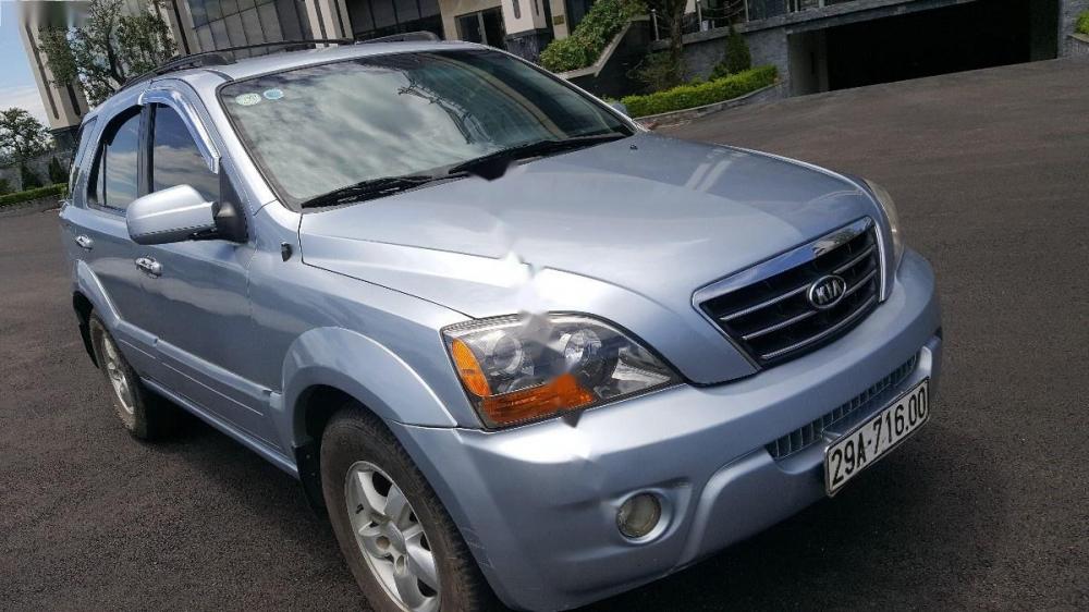 Kia Sorento 3.0 4x4MT 2007 - Cần bán lại xe Kia Sorento 3.0 4x4MT đời 2007, màu xanh, nhập khẩu