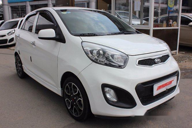 Kia Picanto 1.25AT 2011 - Bán Kia Picanto 1.25AT đời 2011, màu trắng, nhập khẩu  