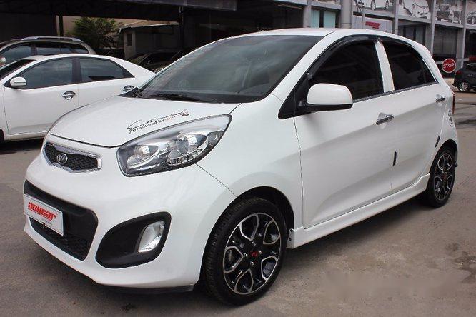 Kia Picanto 1.25AT 2011 - Bán Kia Picanto 1.25AT đời 2011, màu trắng, nhập khẩu  