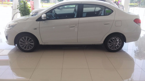 Mitsubishi Attrage   1.2 AT  2017 - Bán ô tô Mitsubishi Attrage 1.2 AT 2017, màu trắng 