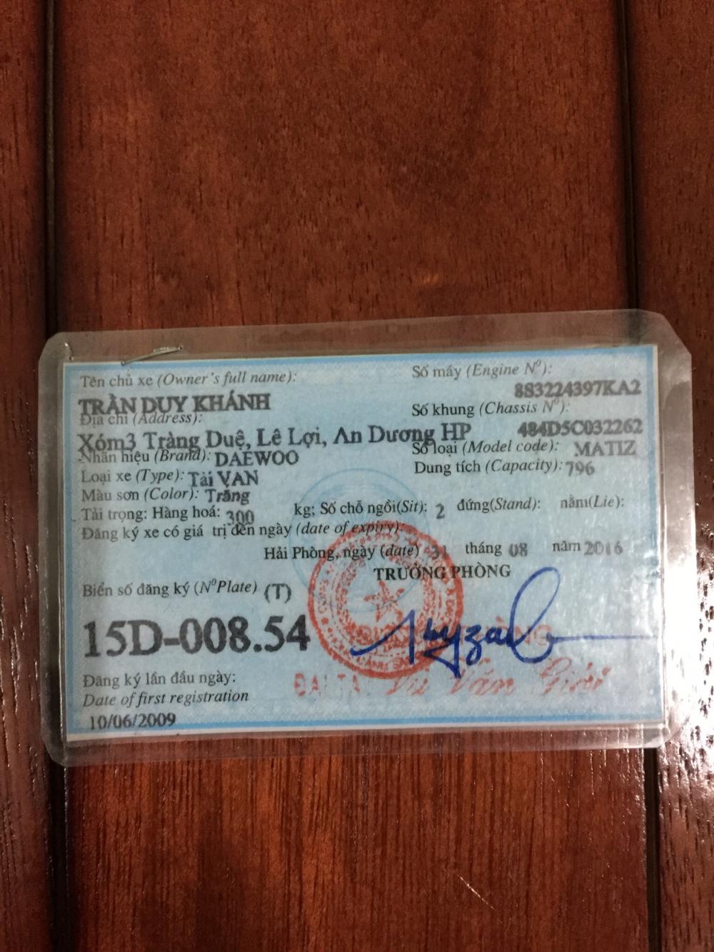 Daewoo Matiz Van 2005 - Bán xe Matiz Van số tự động, chính chủ