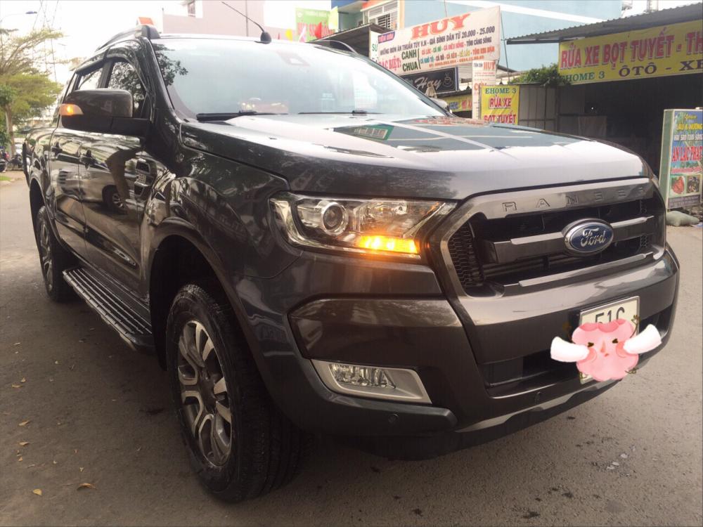 Ford Ranger Wildtrack 2016 - Bán Ford Ranger đời 2016 màu xám (ghi), 785 triệu nhập khẩu