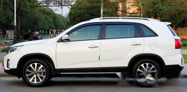 Kia Sorento CRDi 2014 - Cần bán lại xe Kia Sorento CRDi năm 2014, màu trắng số tự động