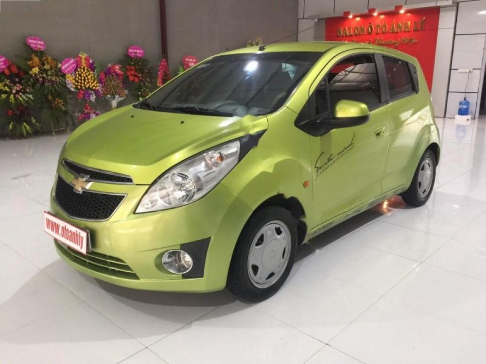 Chevrolet Spark LT 1.0 MT 2012 - Salon bán xe Chevrolet Spark LT 1.0 MT đời 2012, màu xanh cốm