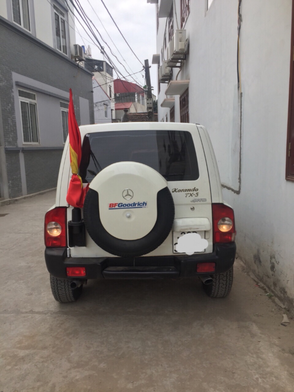 Ssangyong Korando TX5 2005 - Bán xe Ssangyong Korando TX5 ĐKLĐ năm 2010, màu trắng, xe nhập