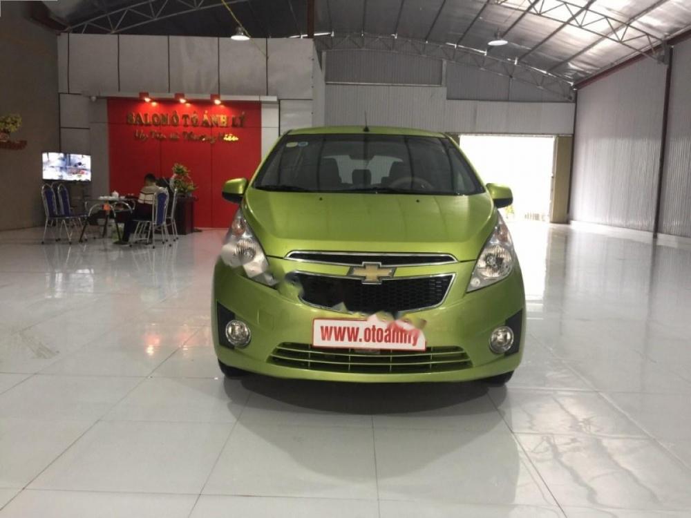 Chevrolet Spark LT 1.0 MT 2012 - Salon bán xe Chevrolet Spark LT 1.0 MT đời 2012, màu xanh cốm