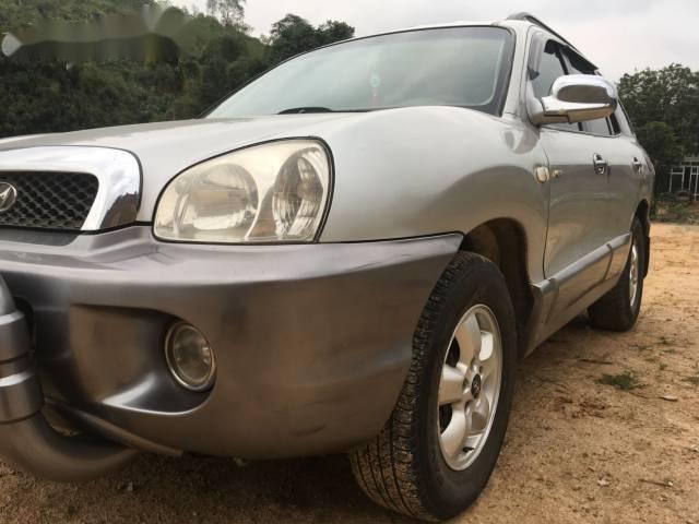 Hyundai Santa Fe 2008 - Bán xe Hyundai Santa Fe sản xuất 2008, màu bạc