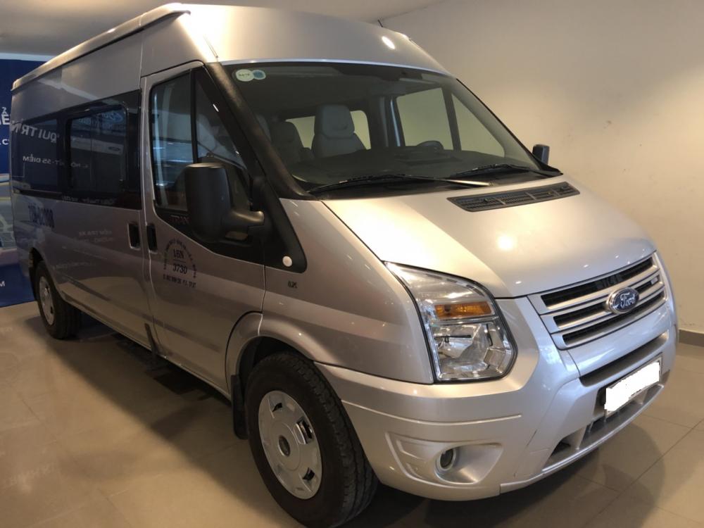 Ford Transit MID 2016 - Bán Ford Transit MID đời 2016, màu bạc, xe chính hãng, chạy siêu lướt