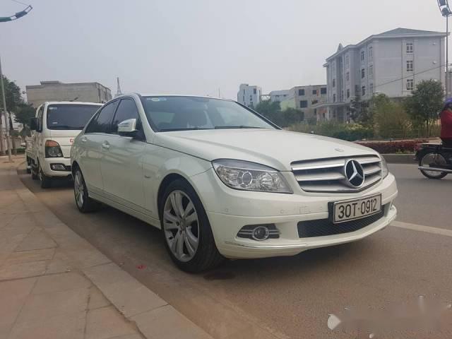 Mercedes-Benz C class 2008 - Cần bán gấp Mercedes đời 2008, màu trắng, 480 triệu