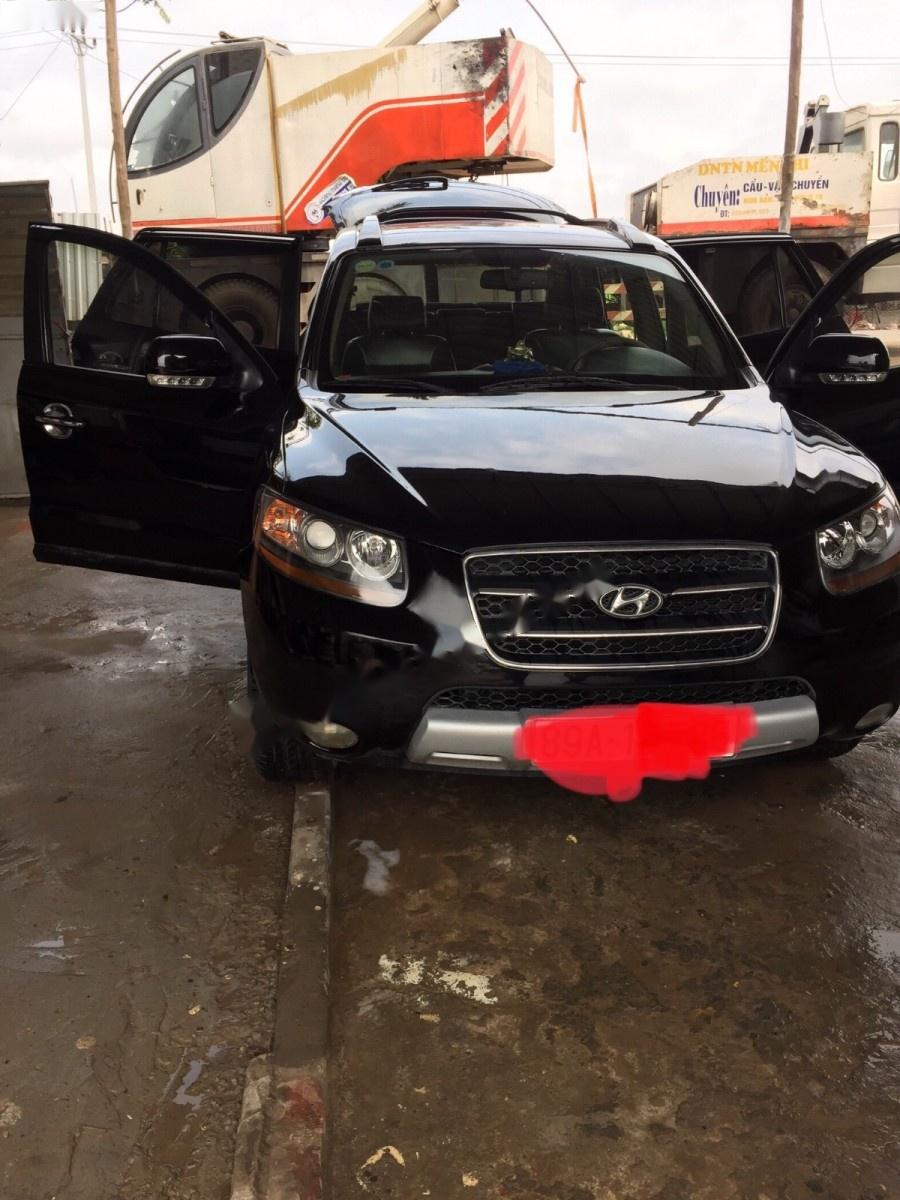 Hyundai Santa Fe 2008 - Cần bán Hyundai Santa Fe năm sản xuất 2008, màu đen, nhập khẩu nguyên chiếc, giá 515tr