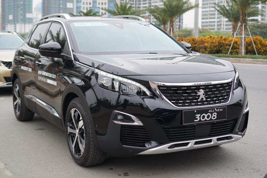 Peugeot 3008 2018 - Peugeot Tây Ninh bán xe Peugeot 3008 All New màu đen, mới 100%