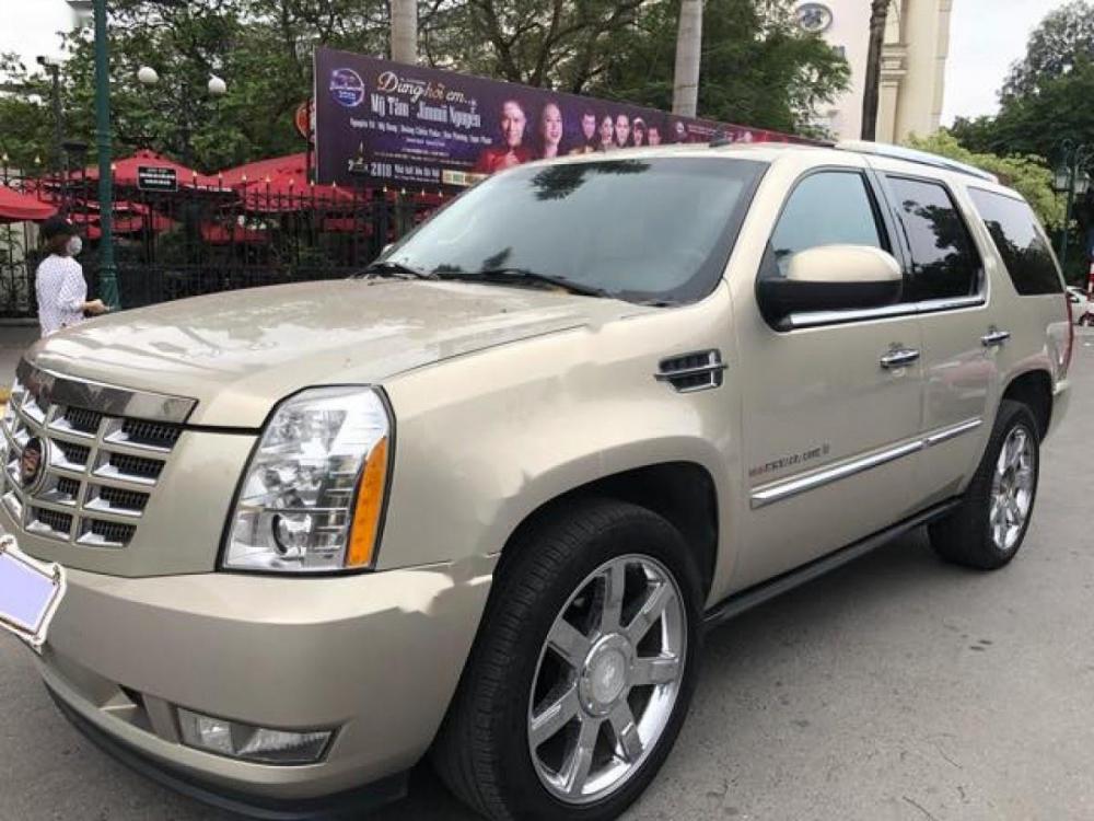 Cadillac Escalade V6 2003 - Bán xe Khủng Long Cadillac Escalade V6 đời 2003, màu vàng, nhập khẩu, full đồ