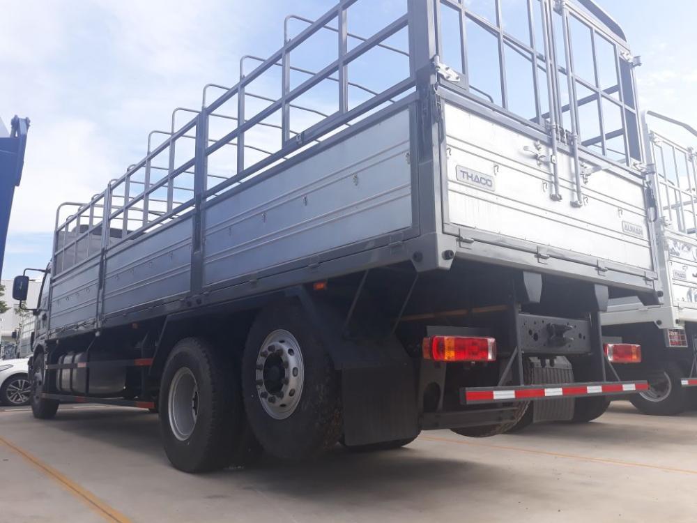 Bán xe Thaco Auman 3 chân C1500 đời 2017 tải 15 tấn, 1 cầu rút, trả góp
