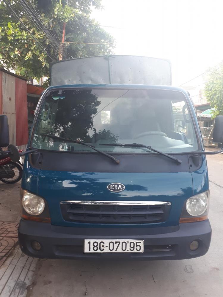 Kia K2700 2008 - Cần bán xe Kia K2700 năm 2008, màu xanh lam, có điều hòa, xe đẹp, đăng kiểm dài