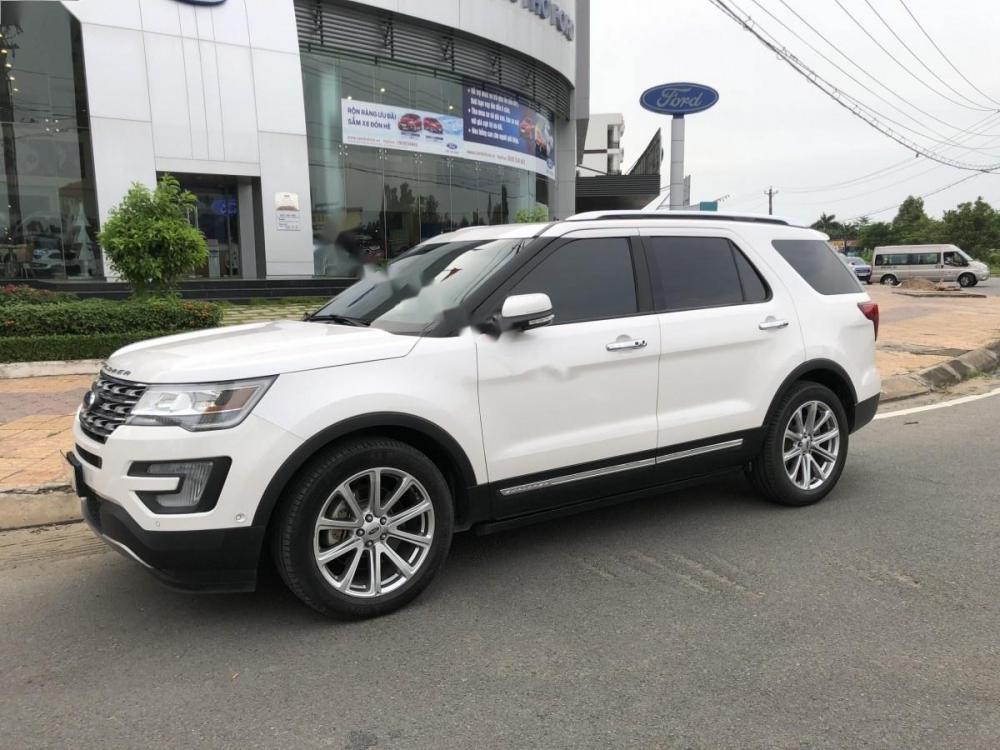 Ford Explorer Limited 2.3L EcoBoost 2016 - Bán Ford Explorer Limited 2.3L EcoBoost đời 2016, màu trắng, nhập khẩu nguyên chiếc