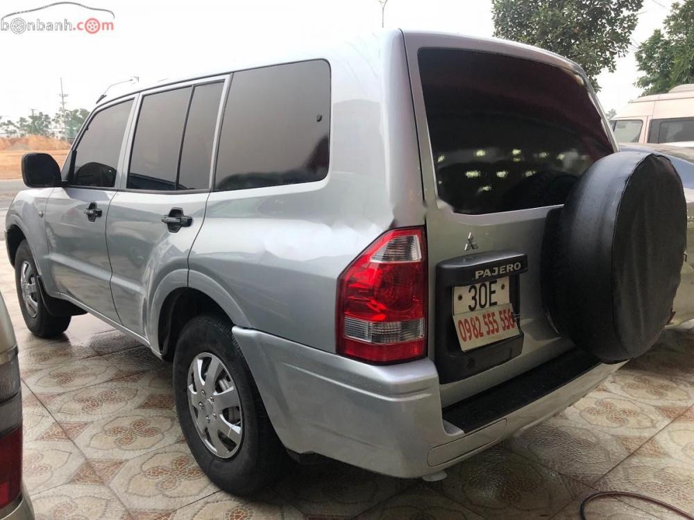 Mitsubishi Pajero 3.0 V6 4X4 ( V73) 2003 - Bán ô tô Mitsubishi Pajero 3.0 V6 4X4 ( V73) đời 2003, màu bạc, nhập khẩu giá cạnh tranh