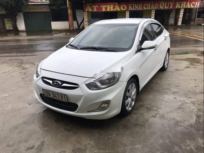 Hyundai Accent AT 2011 - Xe Hyundai Accent AT sản xuất năm 2011, màu trắng, xe nhập  