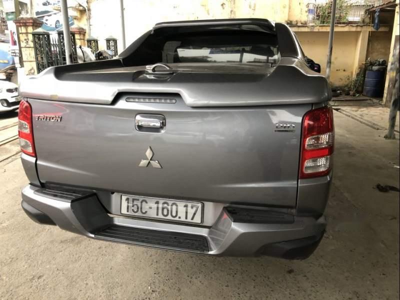 Mitsubishi Triton 2014 - Cần bán gấp Mitsubishi Triton 2014, màu xám, nhập khẩu nguyên chiếc, 486tr