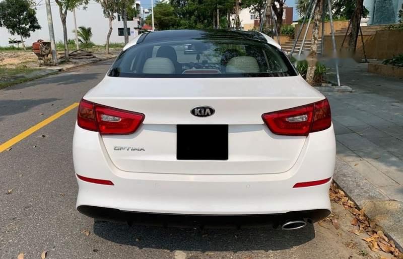 Kia Optima 2.0 AT 2014 - Cần bán Kia Optima 2.0 AT đời 2014, màu trắng, xe nhập, giá tốt