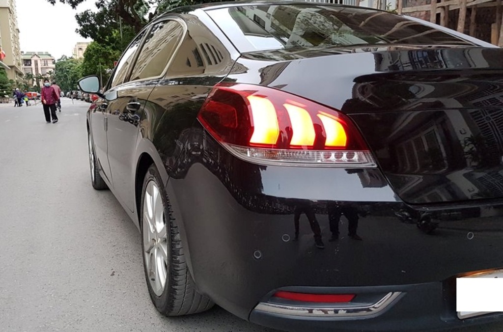 Peugeot 508     2015 - Peugeot 508 sản xuất 2015, nhập khẩu Pháp màu đen biển Hà Nội