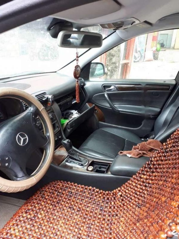 Mercedes-Benz C class  C200 2002 - Bán Mercedes C200 sản xuất năm 2002, màu đen, nhập khẩu