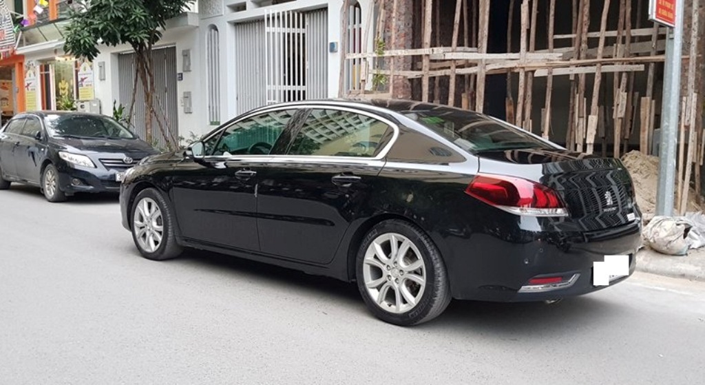 Peugeot 508     2015 - Peugeot 508 sản xuất 2015, nhập khẩu Pháp màu đen biển Hà Nội