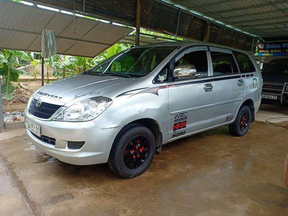 Toyota Innova J 2007 - Bán Toyota Innova J lên G SX 2007, màu bạc, xe nhập, hai dàn lạnh
