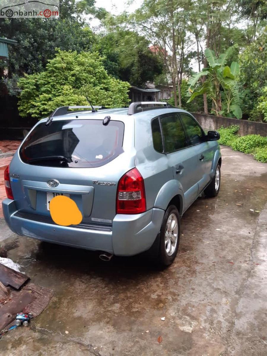 Hyundai Tucson 2.0 AT 4WD 2009 - Bán xe Hyundai Tucson 2.0 AT 4WD năm 2009, màu xanh lam, nhập khẩu số tự động