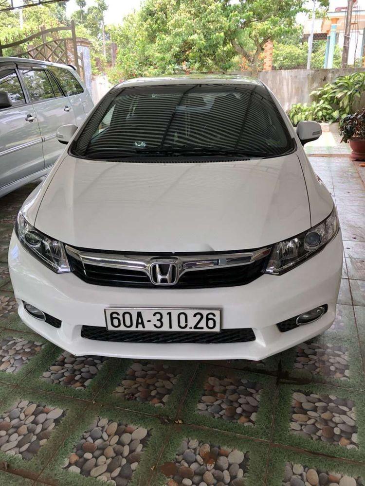 Honda Civic 2014 - Chính chủ bán Honda Civic năm sản xuất 2014, màu trắng, giá 535tr