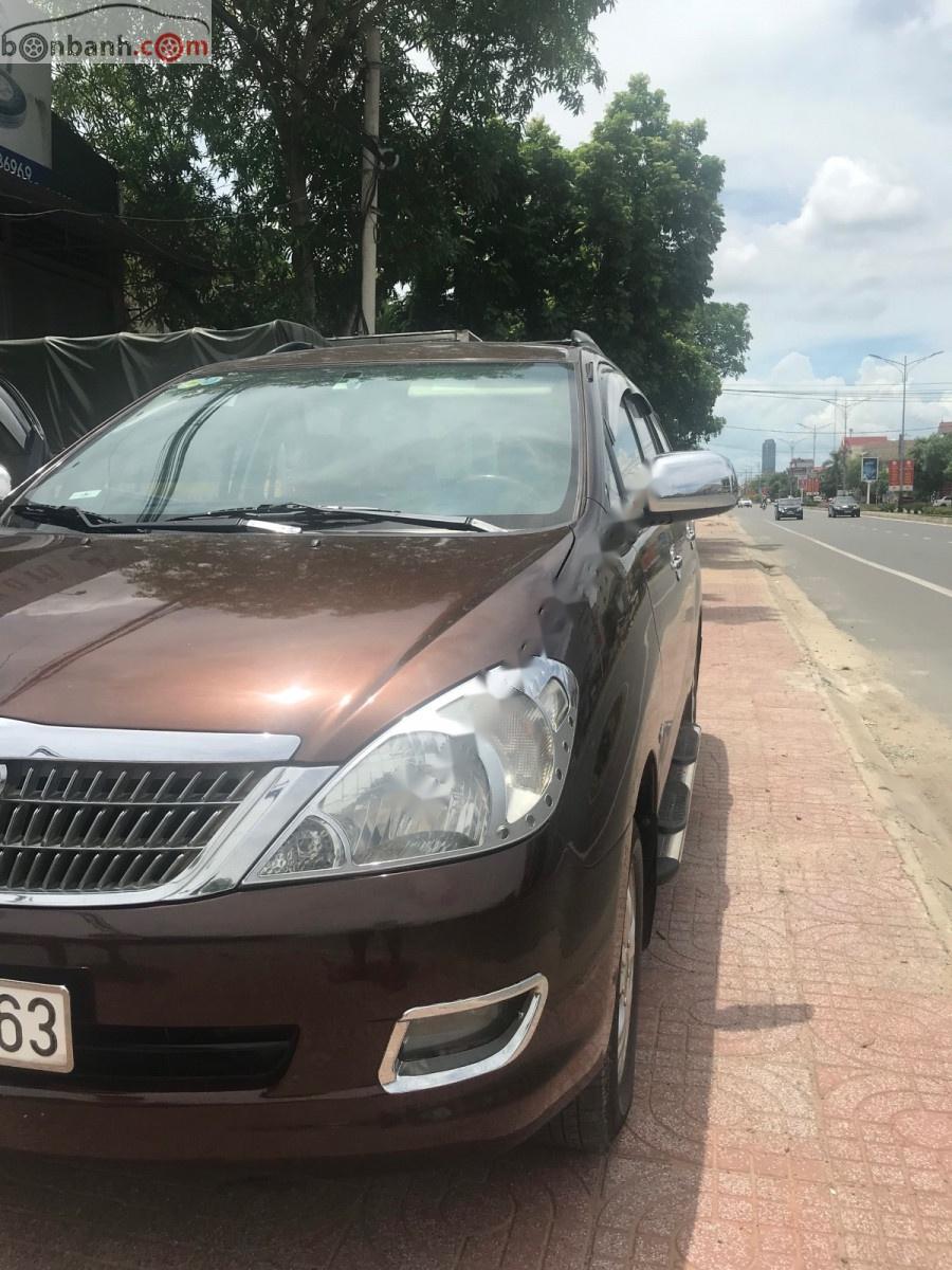 Toyota Innova   2007 - Bán Toyota Innova năm 2007, màu nâu, xe gia đình, 315tr