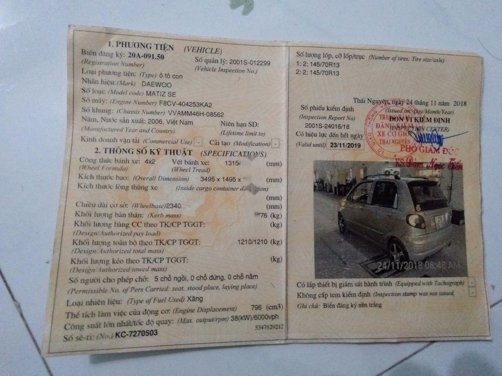 Daewoo Matiz   2006 - Bán Daewoo Matiz đời 2006, màu xanh lục, giá chỉ 89 triệu